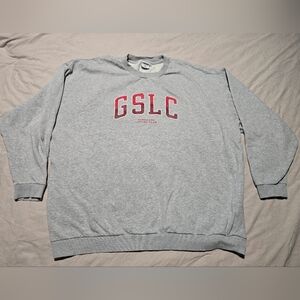 Gray Gymshark Logo Crewneck Sweater